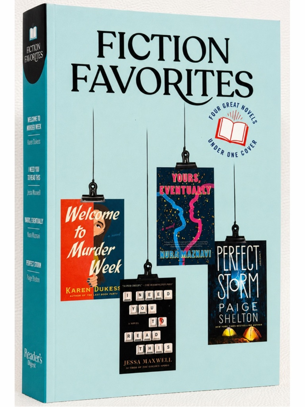 Reader’s Digest Fiction Favorites 4 Novel Collection Paperback Book Anthology